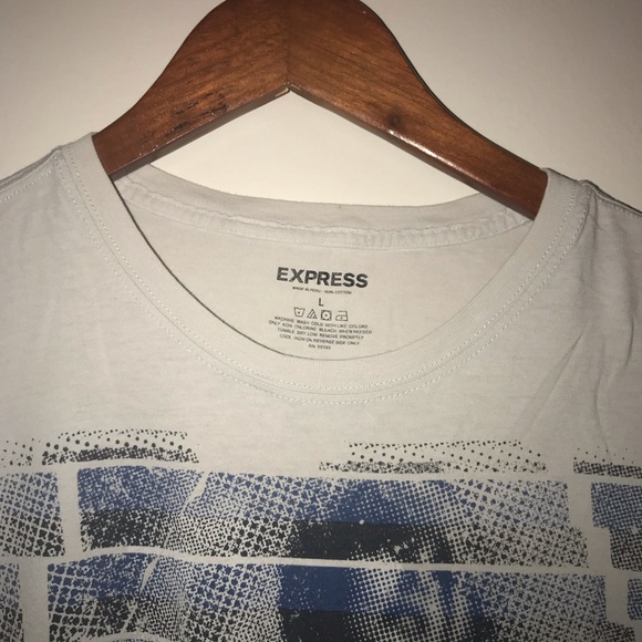 Express T shirt size L tan - Picture 2 of 2